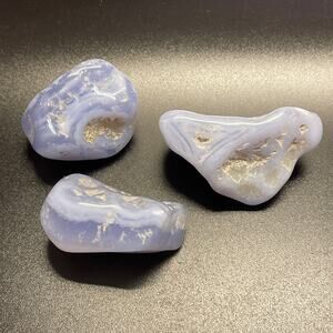 Blue Lace Agate Tumbled Crystals